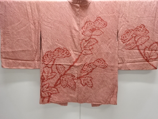 大正ロマン　本総絞り　枝葉模様絵羽織